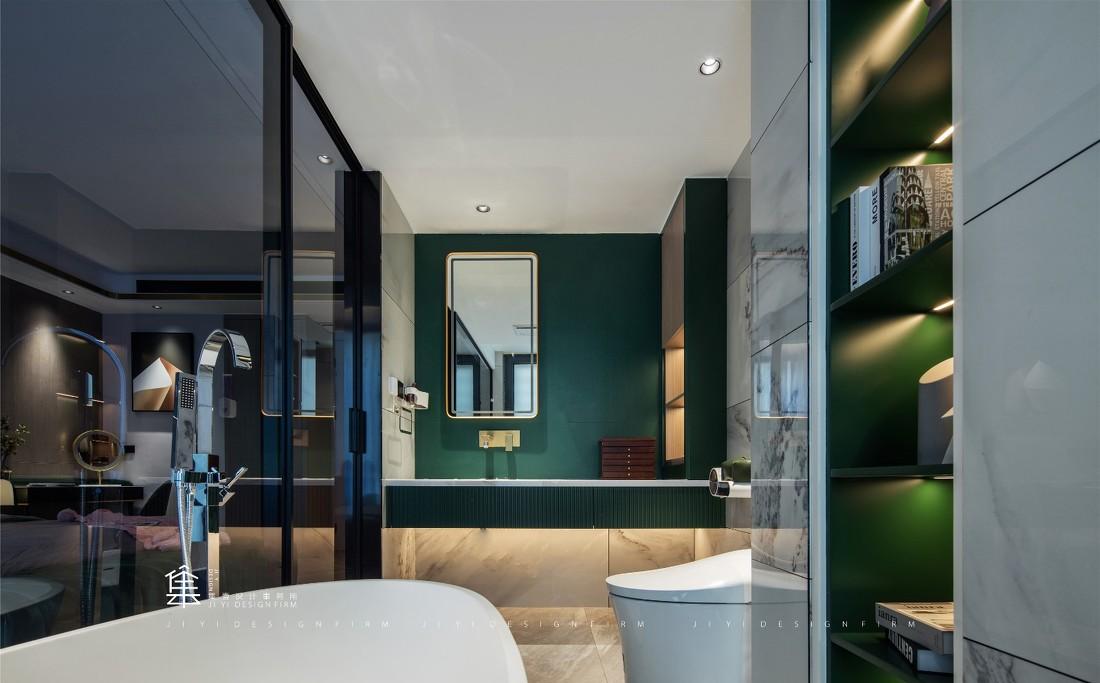 集壹设计事务所-习伟亮丨平层丨绿野清风-25