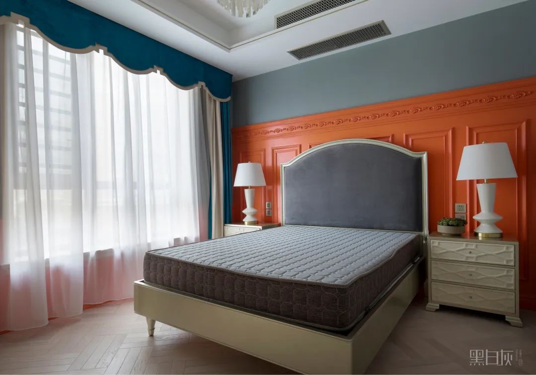 万霖花园轻奢新中式，金色黄铜与白色木元素打造包容空间-90