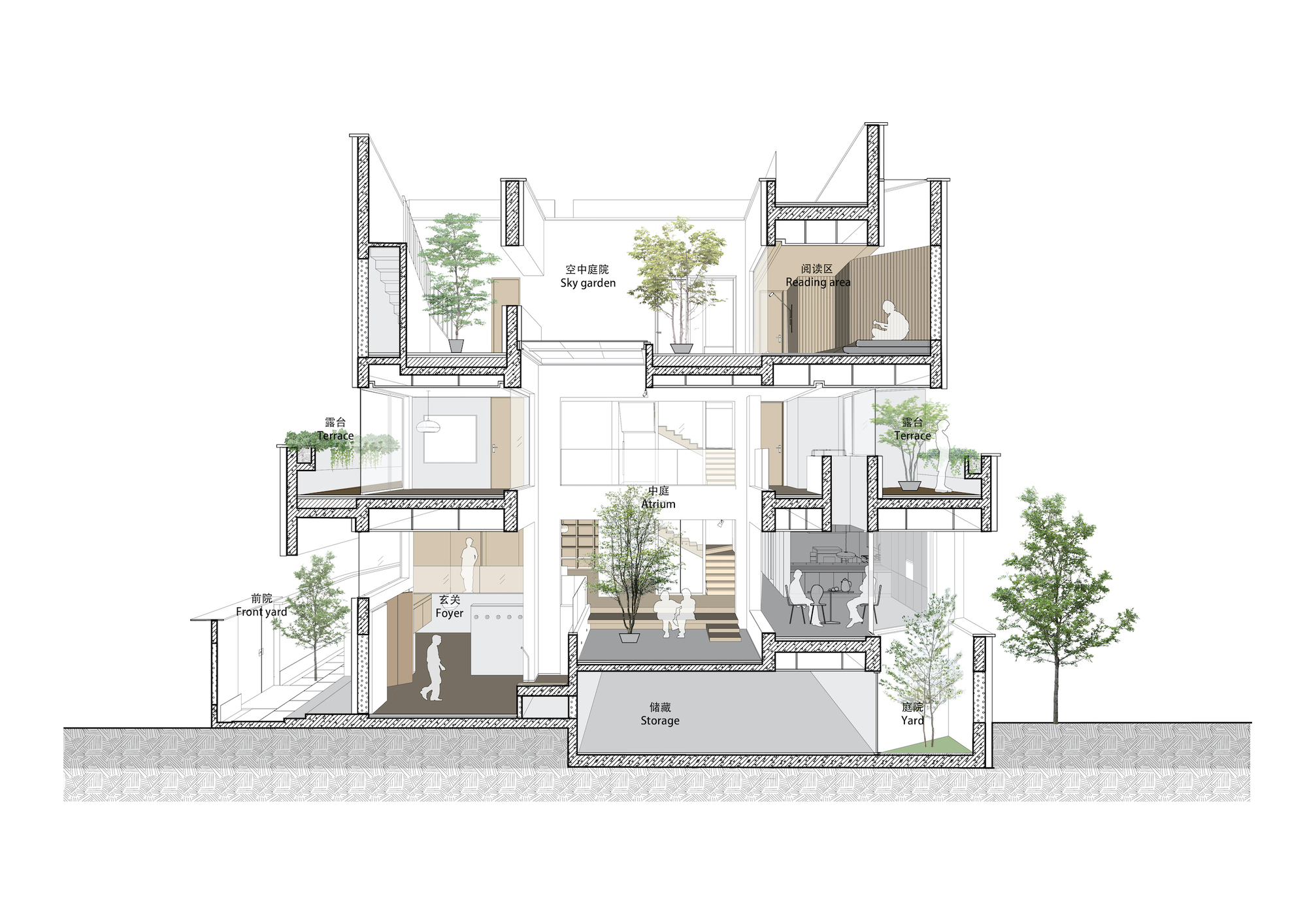 多孔之屋丨中国北京丨MAT Office-42