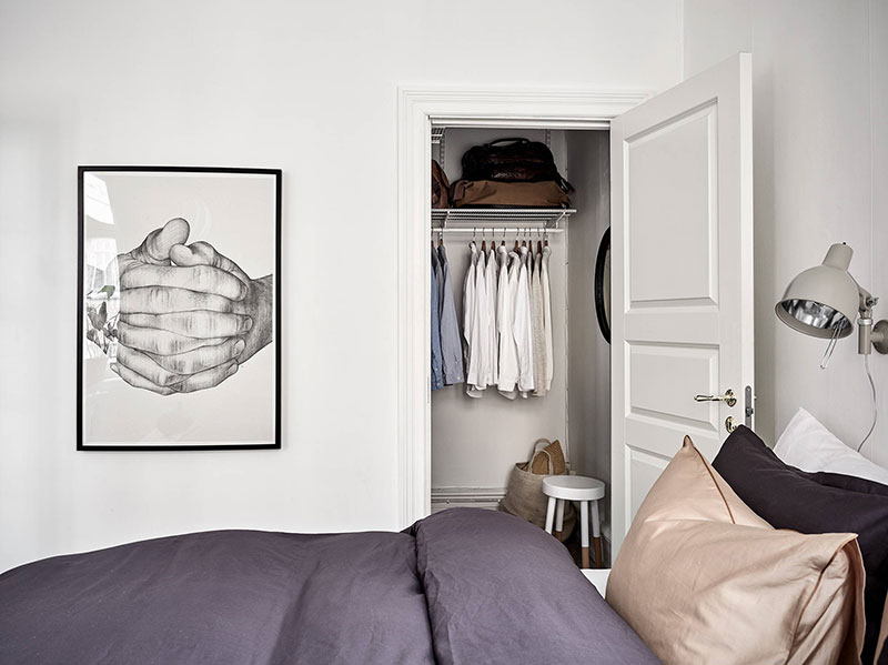 浪漫瑞典小公寓，高挑天花板与温馨阳台的完美结合-20