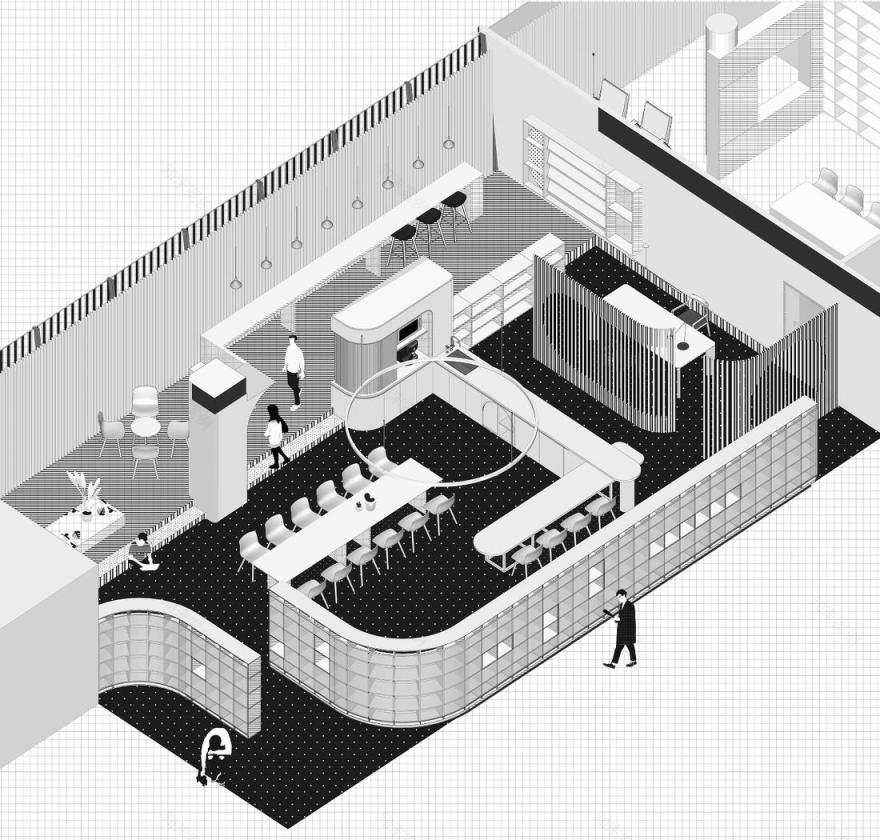 模糊边界,打造轻盈办公阅读空间-1