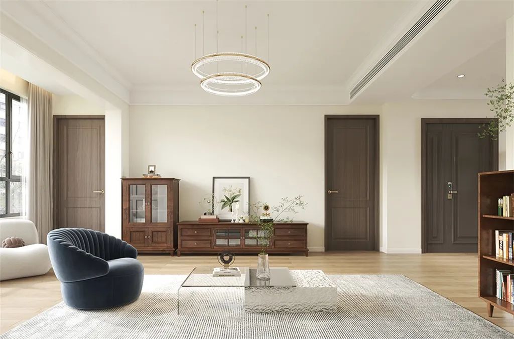 【李国强作品】150㎡现代美式风，简单的优雅，休闲又放松！-3