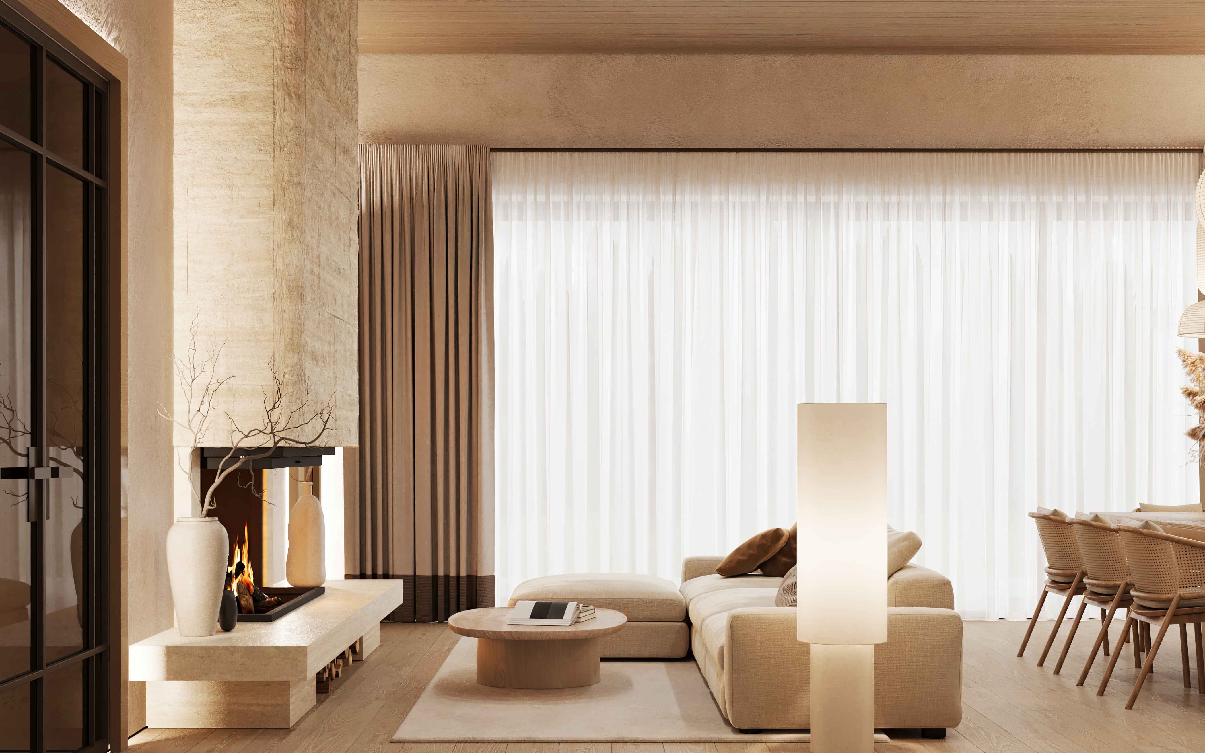 Джапанди+рустик в доме под Питером-3