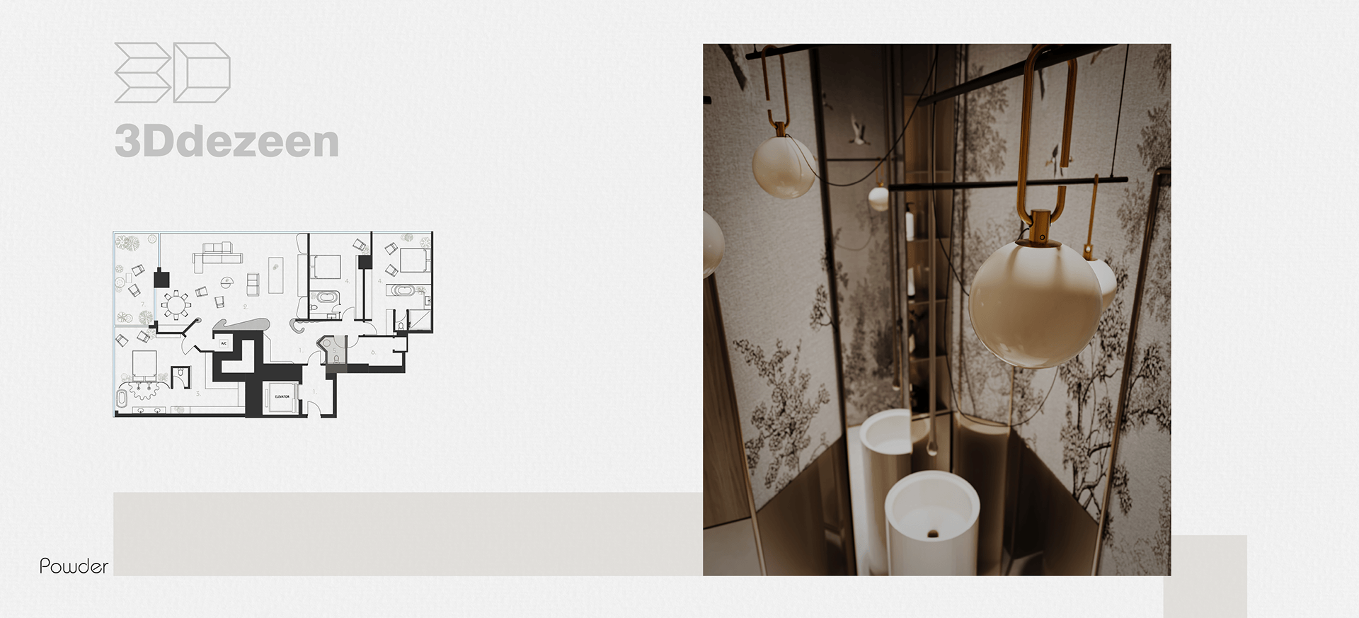 Miami Apartment 室内设计可视化丨美国-86