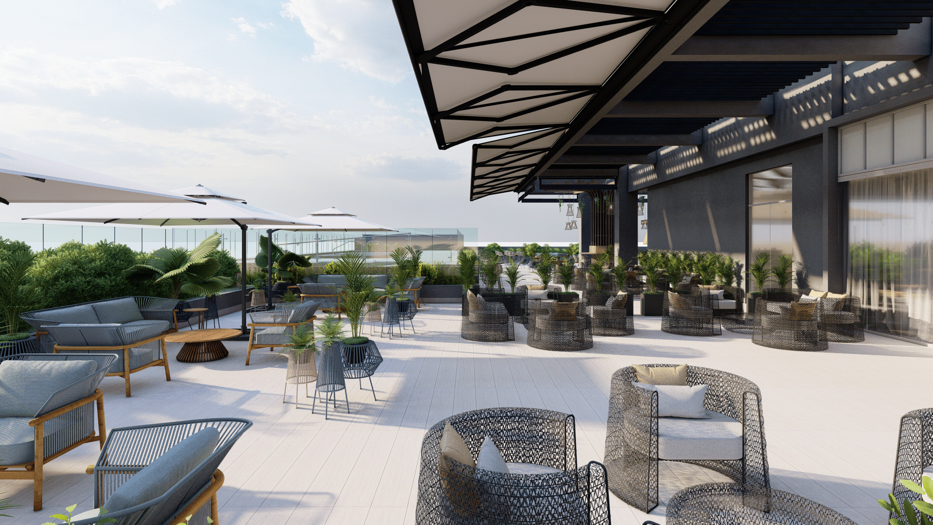 Novotel Viña 酒店露台室内设计丨智利丨Atelier Domh-14