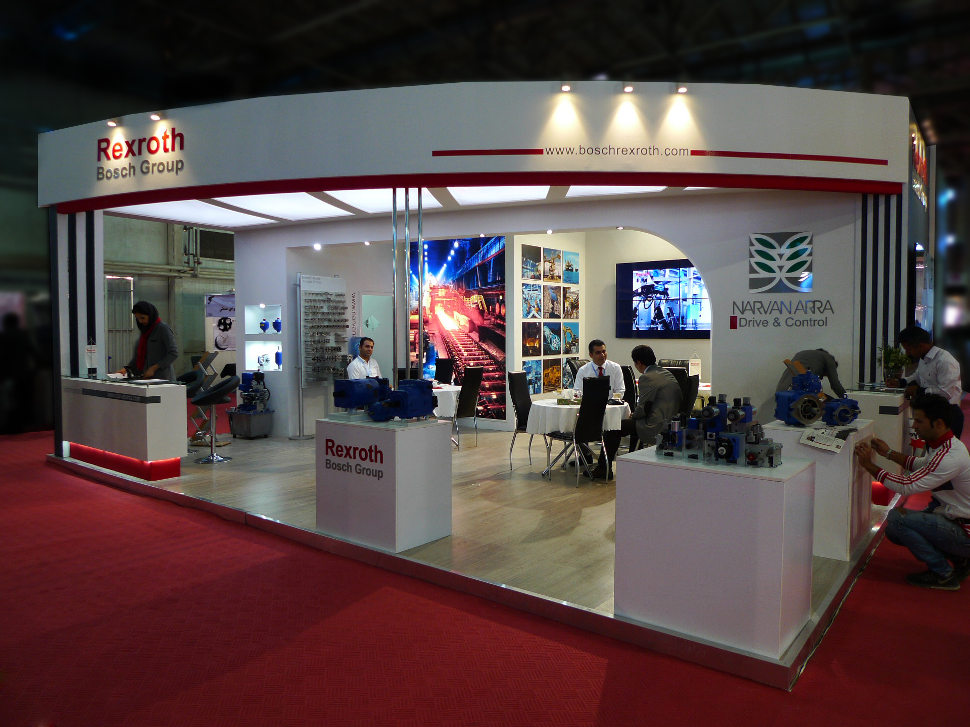 re·roth（bosch group）展览展台设计丨伊朗德黑兰-8