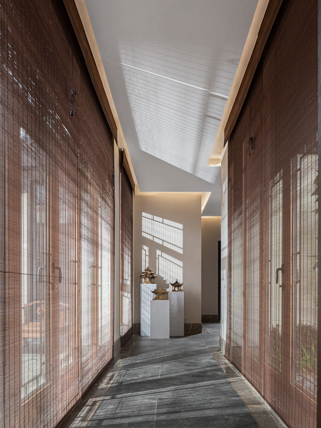 五矿铂海樾府 L 户型 · 盛唐古韵新中式空间设计丨中国营口丨FANST 泛思特设计-11