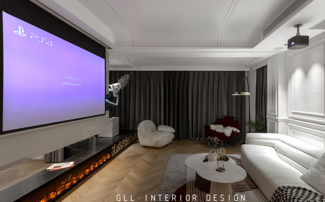 巧用移动墙板,打造半熟开放式厨房-22