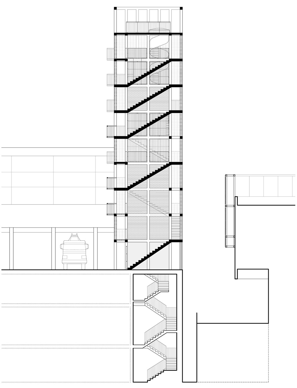 Vall d’Hebron 消防训练塔丨西班牙巴塞罗那丨Carles Enrich Studio-77