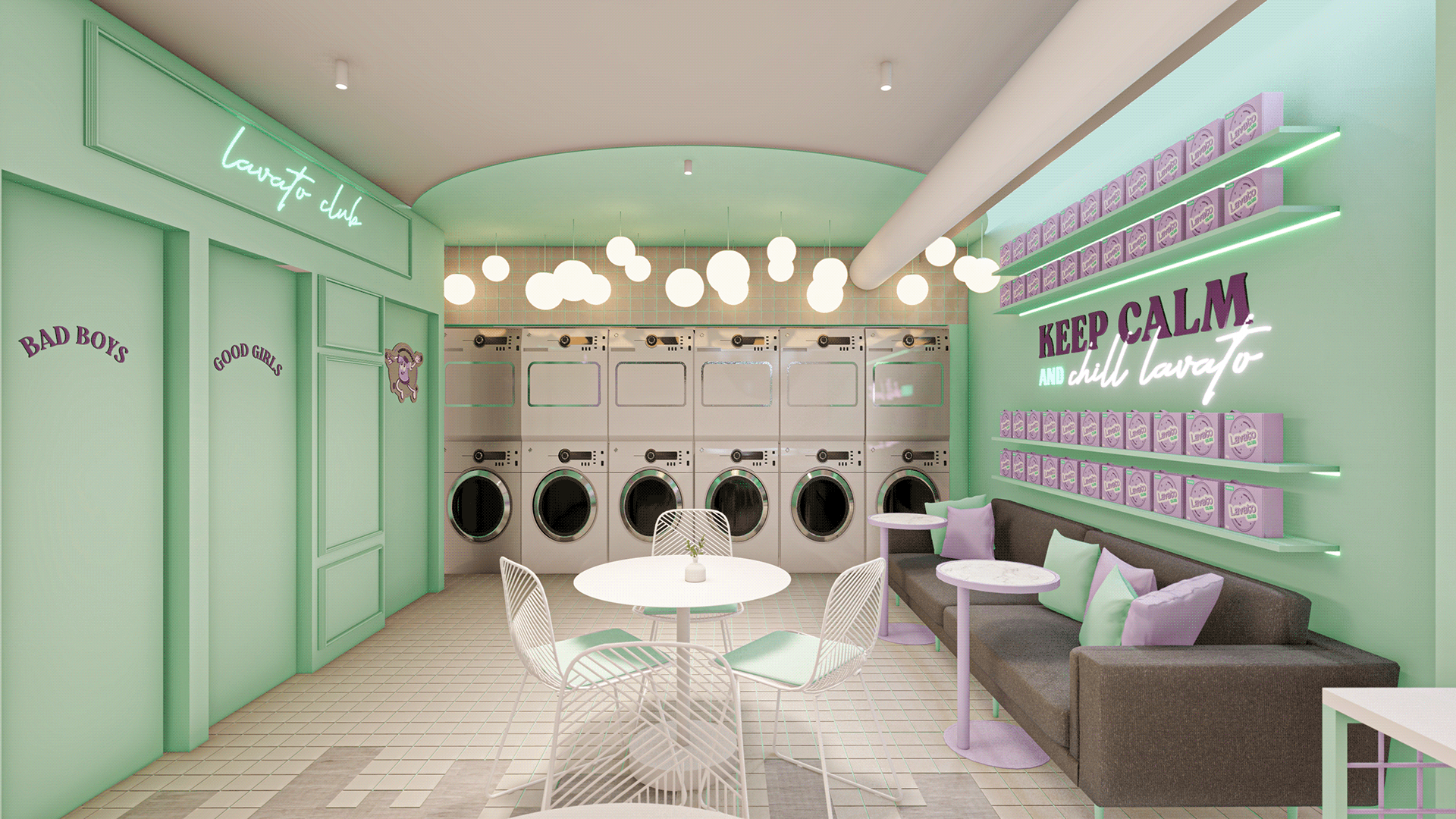 Lavato Laundry 室内设计丨Interiorismo-13