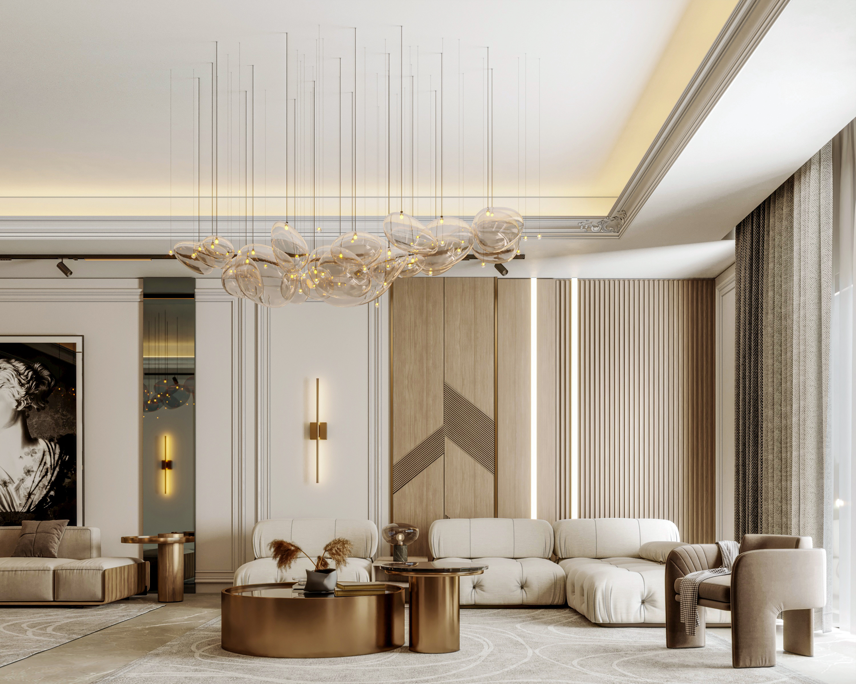 豪华起居与餐饮丨埃及开罗丨Moamen Amin-14