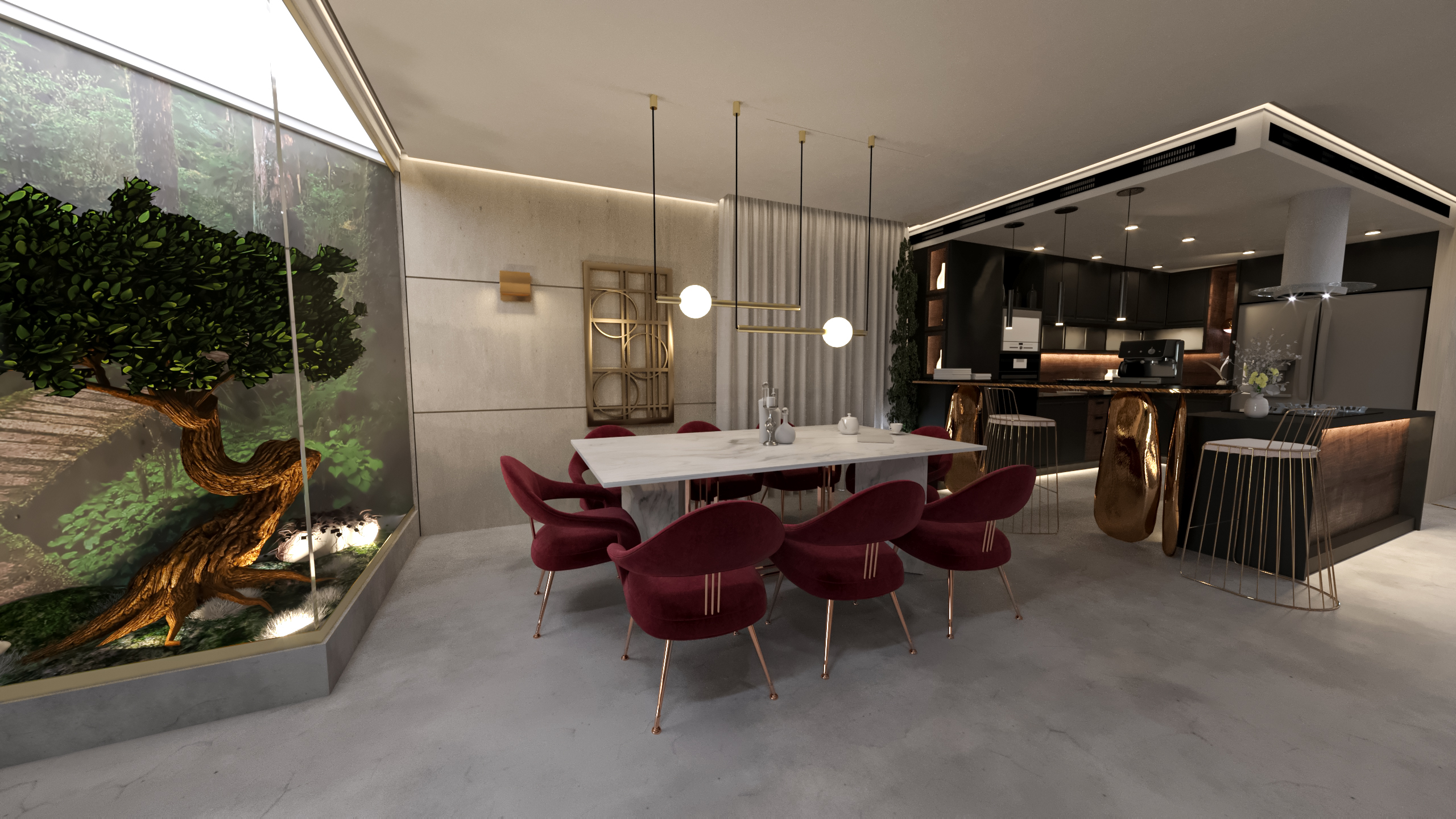 海德公园山景别墅丨埃及开罗丨Atrium Design  Ahmed Rabie-24