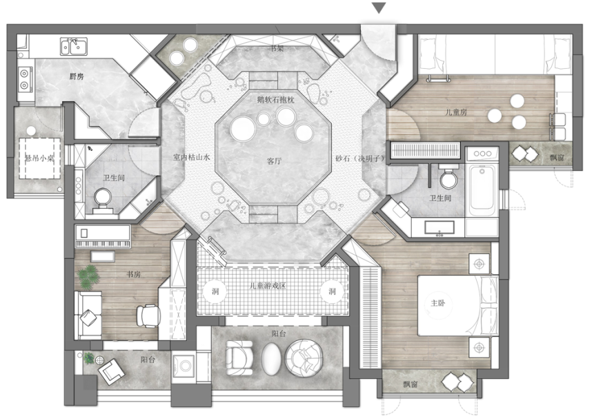 象山民宿、税务局大厅改造等——17 级室内设计优秀作品展示-198