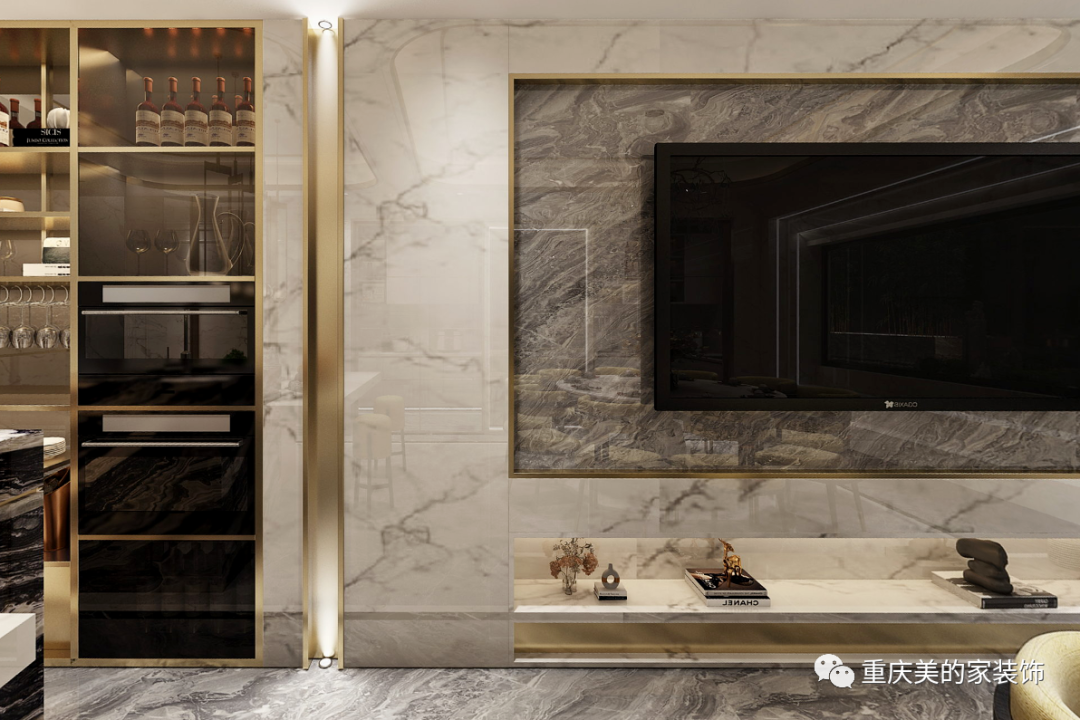 珠江城爱丽舍 300㎡法式轻奢雅居,演绎精致华丽生活-54