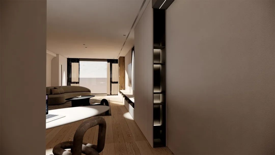 彭博设计 | H 宅 | 现代简约,互动生活-35