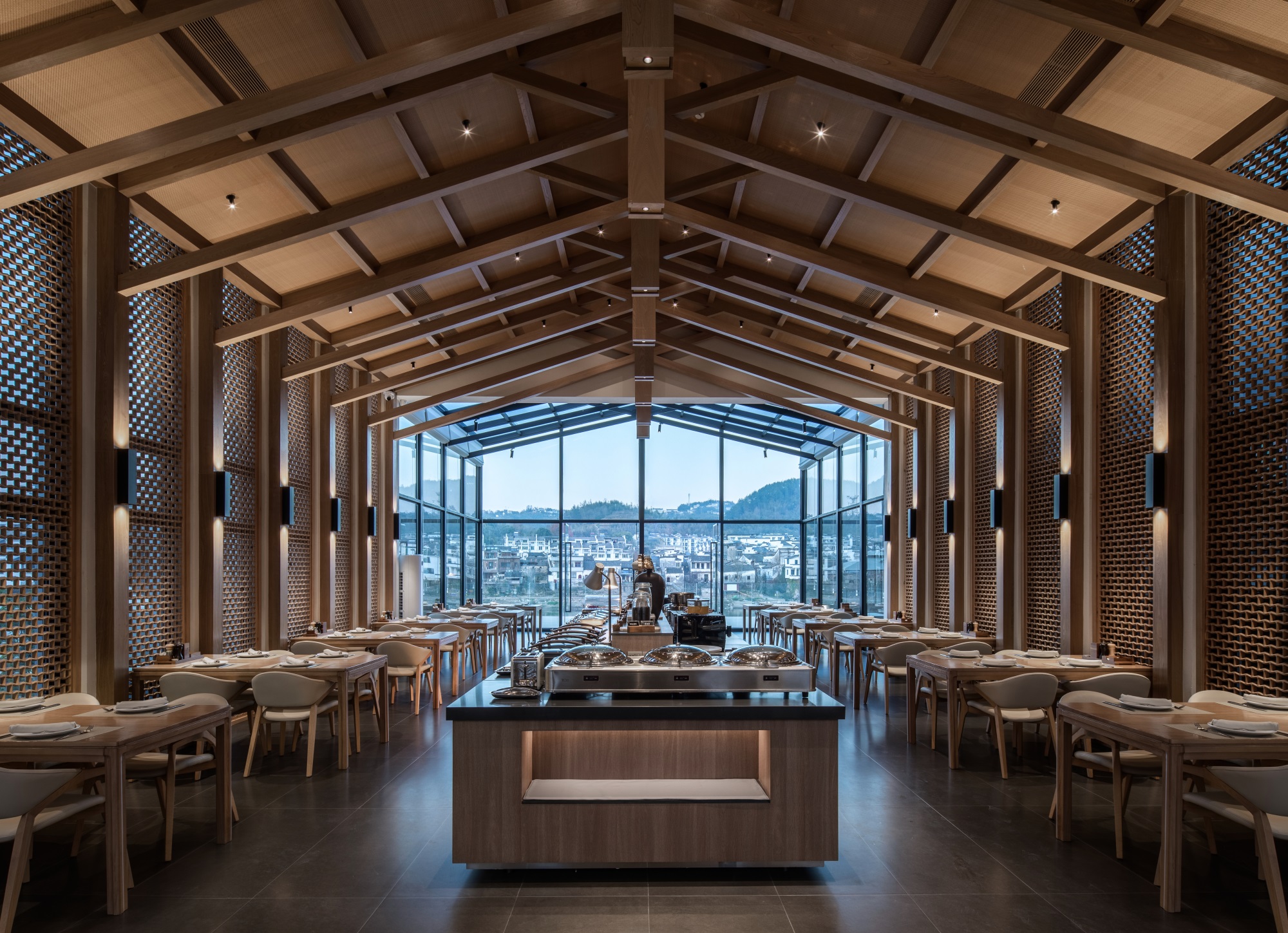 黄山紫阳烟雨度假酒店丨中国安徽丨风合睦晨空间设计-122