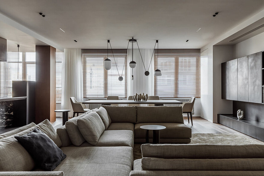 现代主义公寓丨俄罗斯顿河畔罗斯托夫丨Oleg Pigulevskii-2