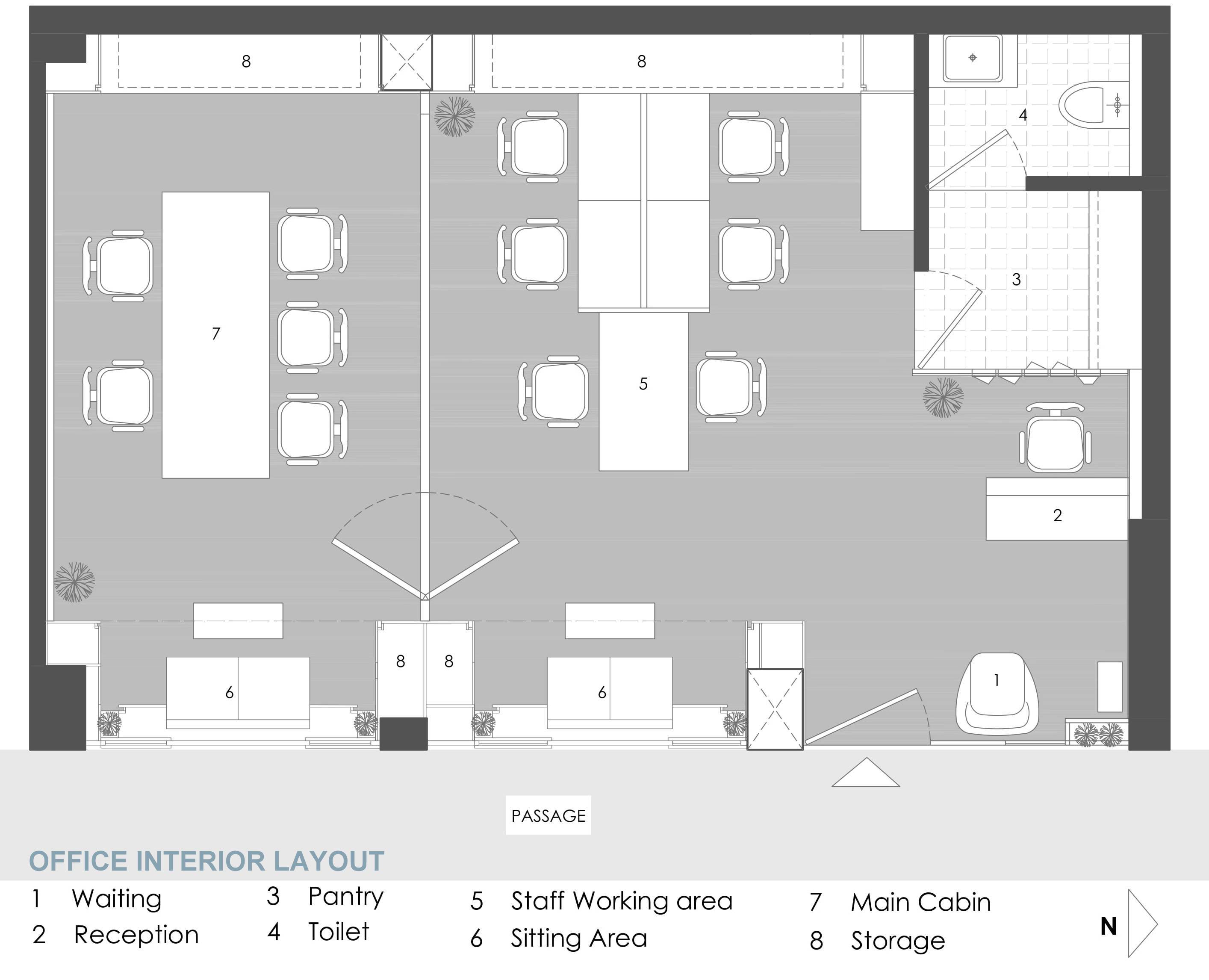 都市商业区中的自然元素办公室设计-27