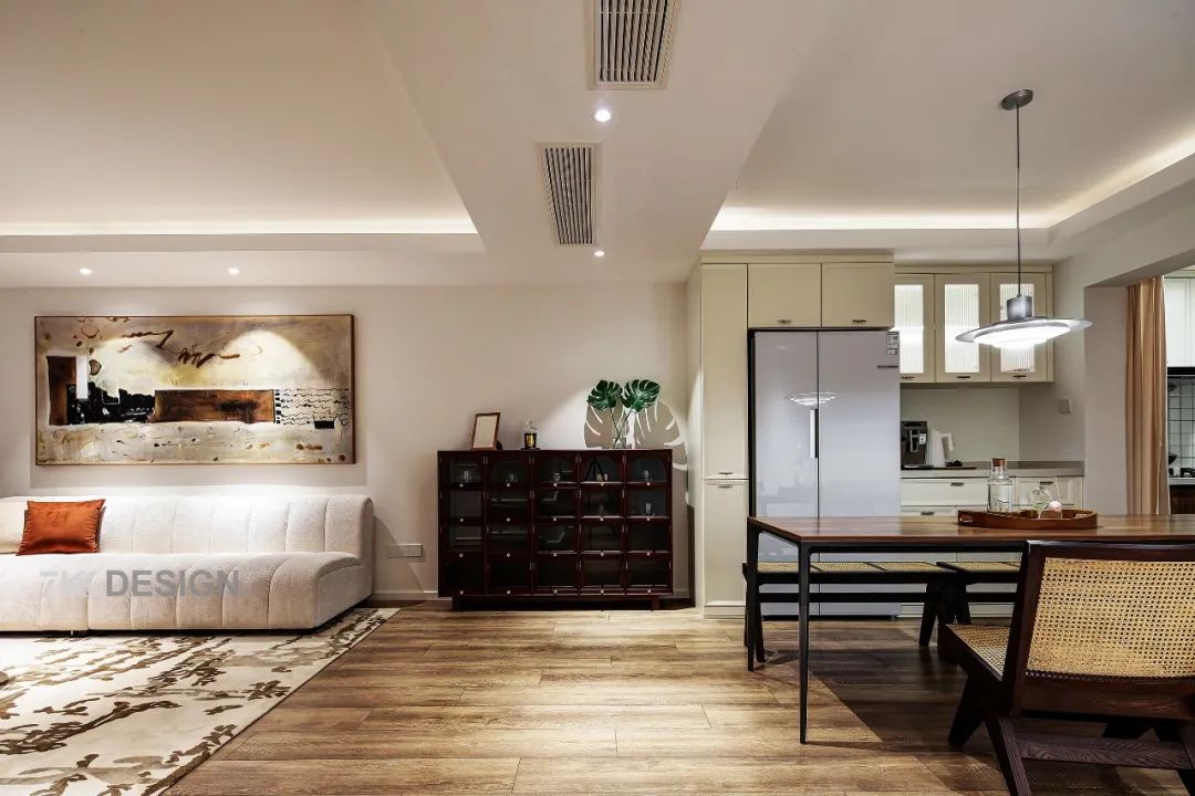 上海 145㎡美式双入户无主灯设计宅丨中国上海丨7KK DESIGN-22