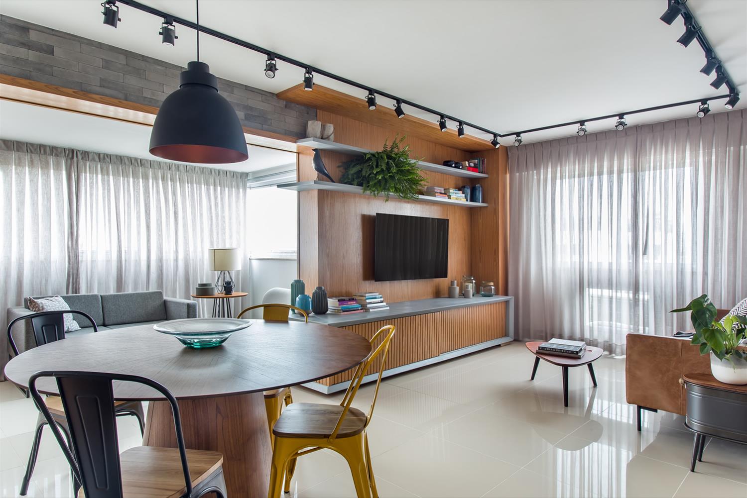 巴西 Cobertura AS 公寓 | 融合舒适与功能的现代设计-1