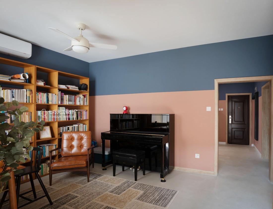 郑昊鸿打造老房翻新示范,粉蓝配色让空间焕新春-24