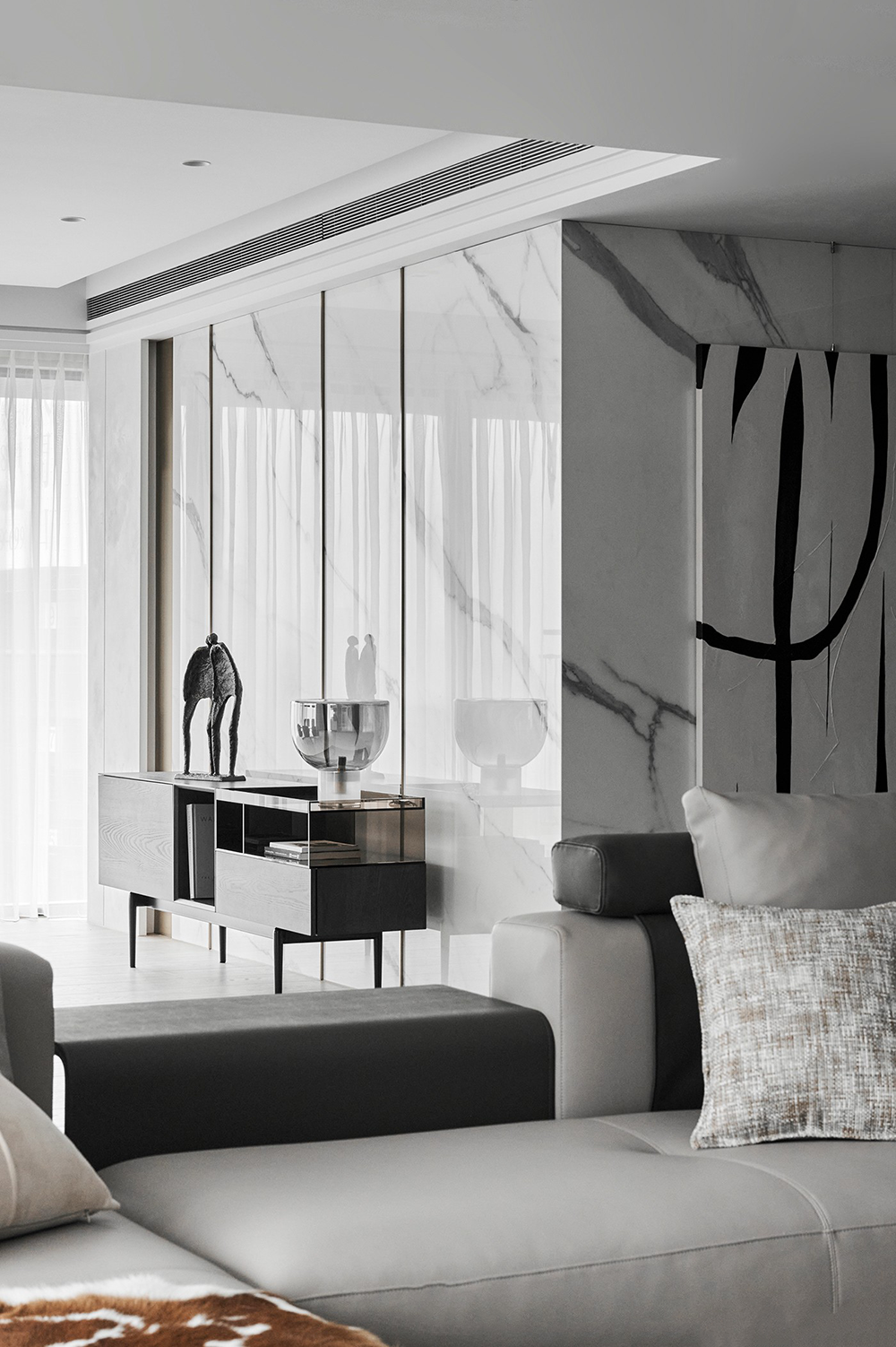 《川谷堂》简约大平层-9