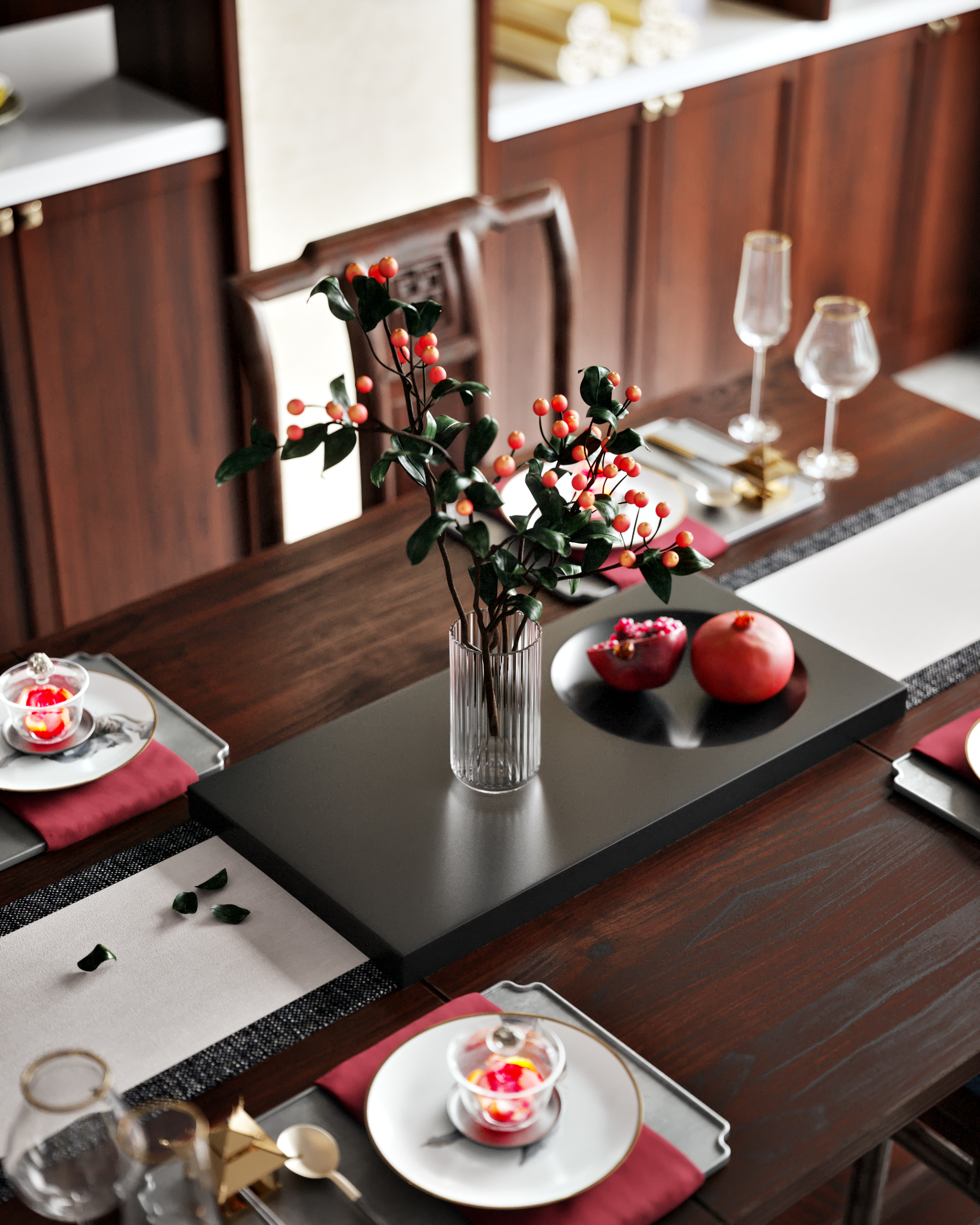 国泰现代城别墅 · 简约中式之美-13