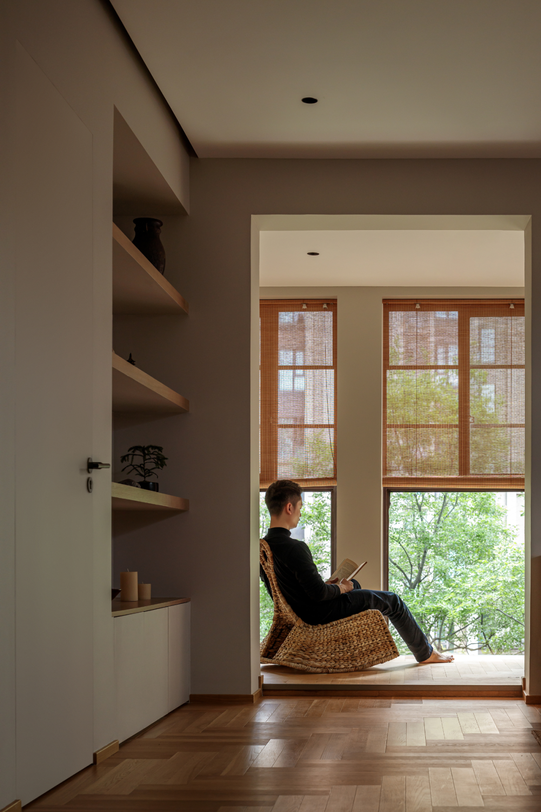 现代简约洄游空间 · 成都自然惬意之家设计丨中国成都丨成都宏福樘设计-28