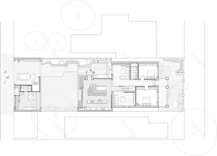 澳大利亚墨尔本郊区改造带木质山墙的别墅丨MAKE工作室-39
