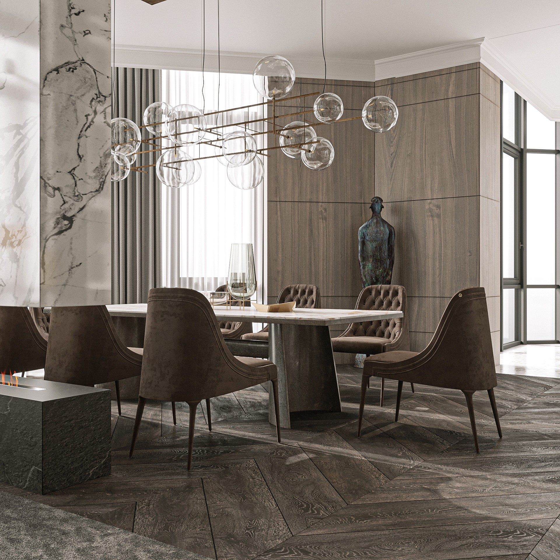 大理石与木质的完美结合                     -5