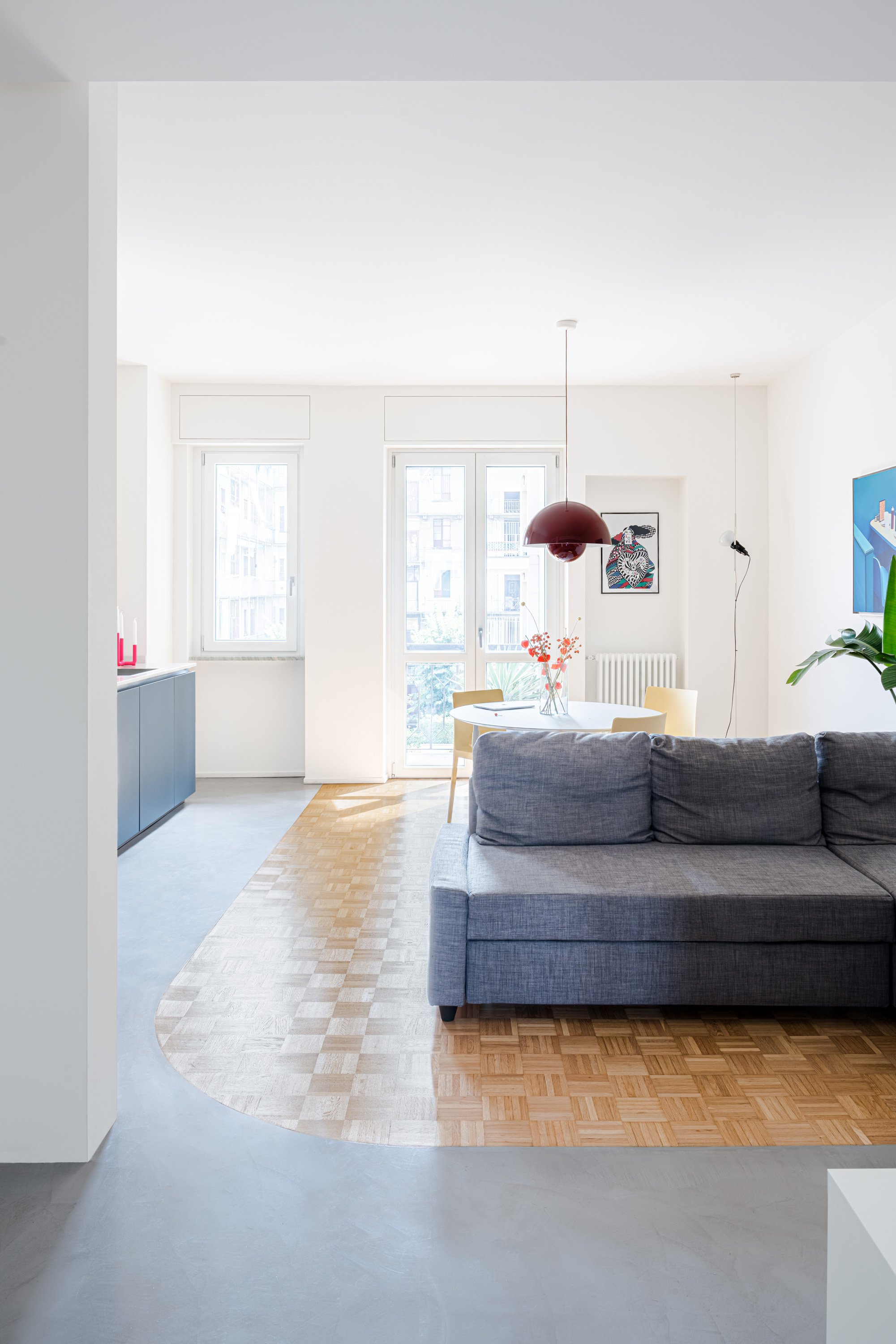 复古糖果色公寓设计-4