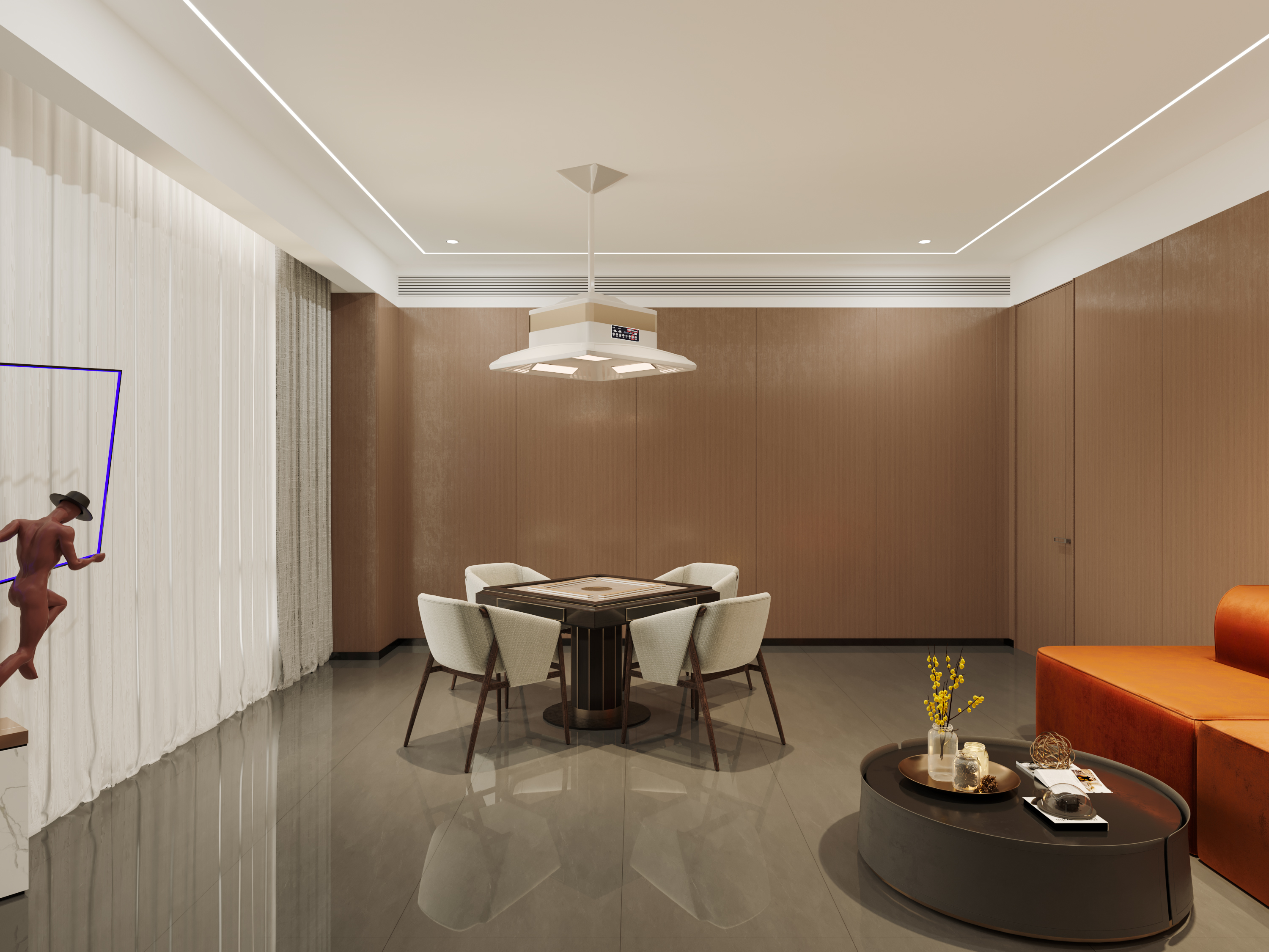 麻将馆丨效果案例表现方案-8