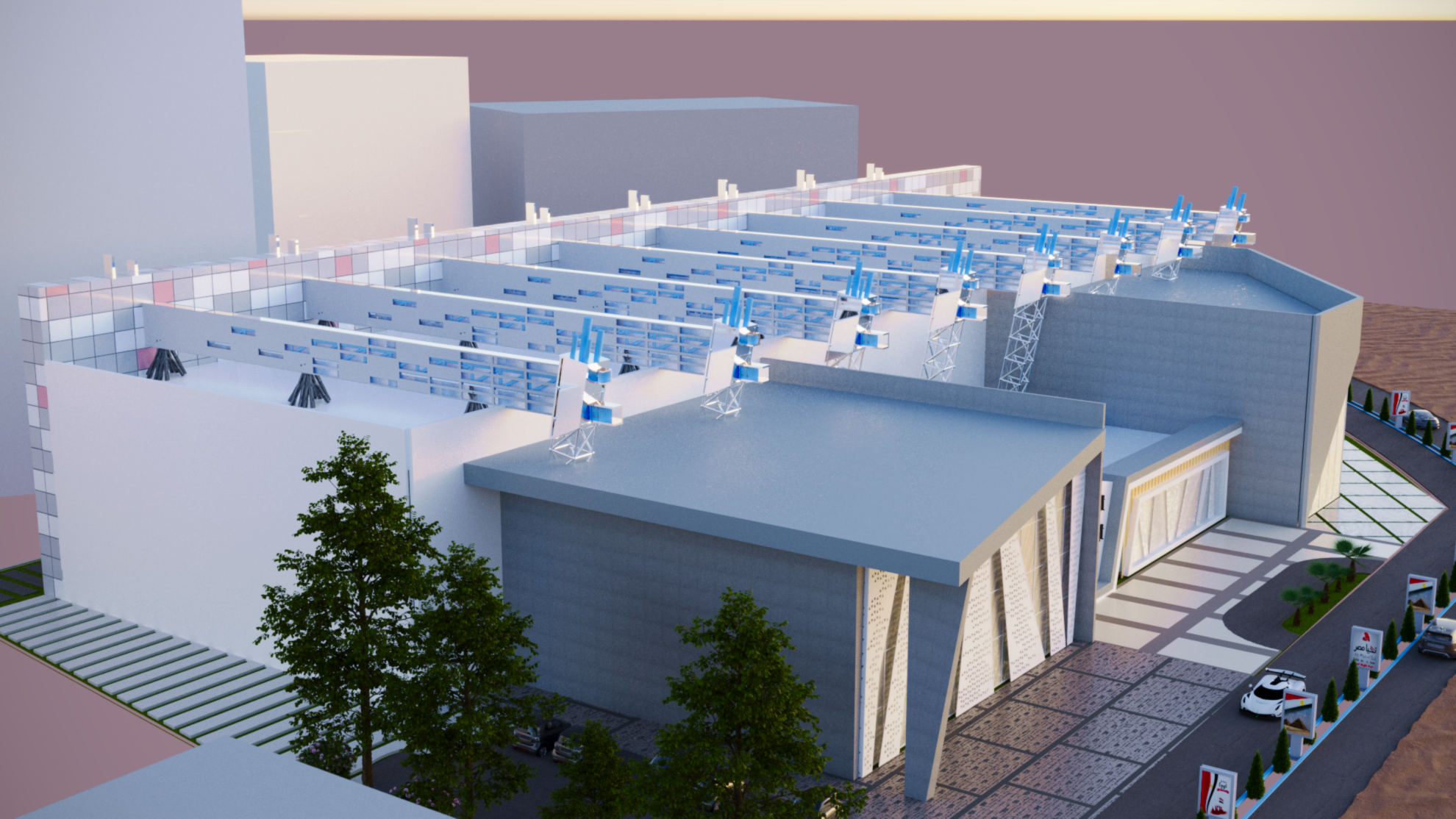 EgyptSat 公司电动汽车项目丨Elmallah 工程与承包公司-12