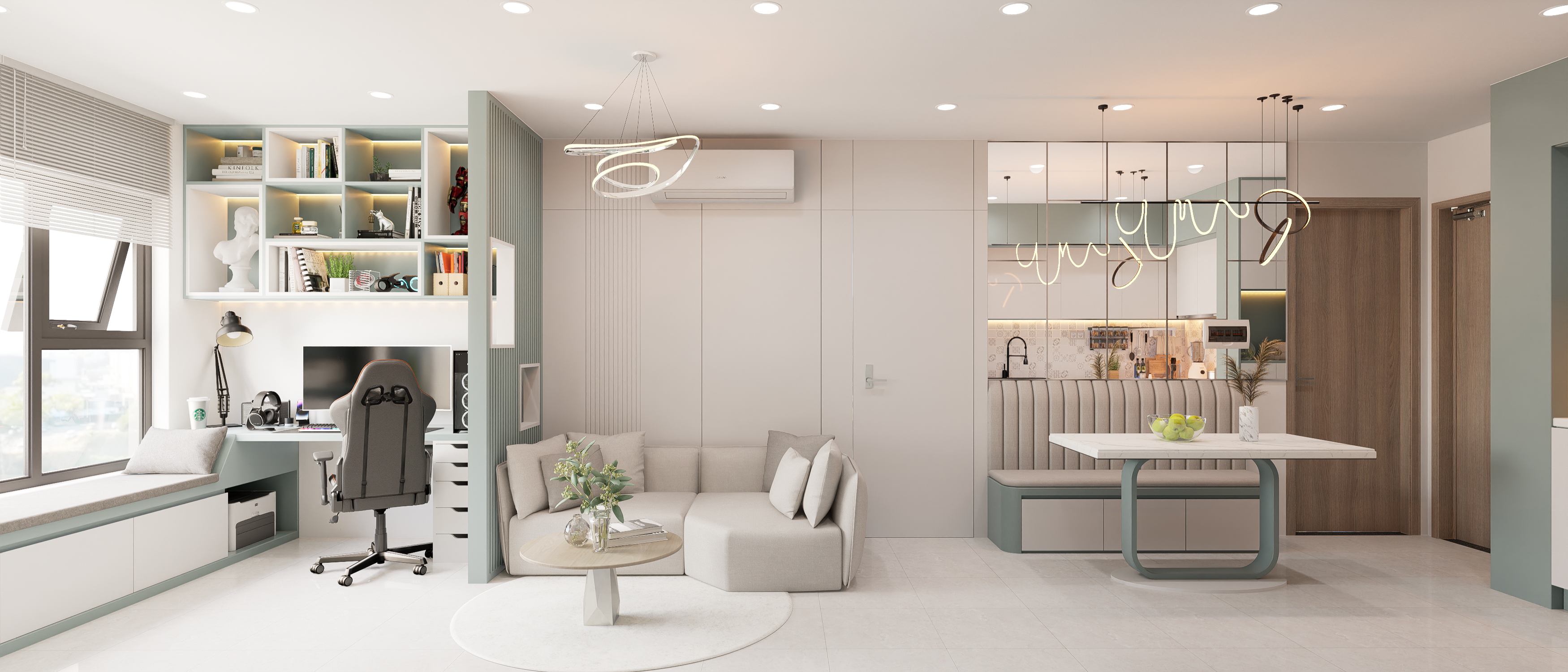 PD 的公寓 维纳家园大型公园丨越南胡志明市丨Huy Le-11