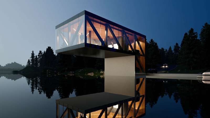 L湖景别墅丨美国宾夕法尼亚-2