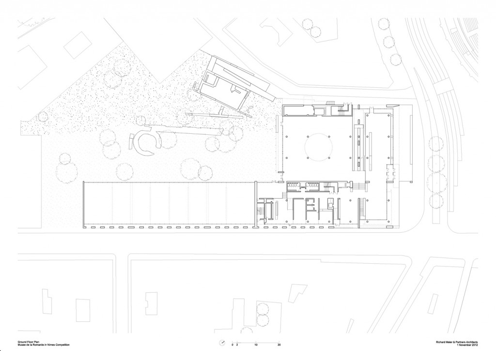 Musée de la Romanité Competition  Richard Meier-12