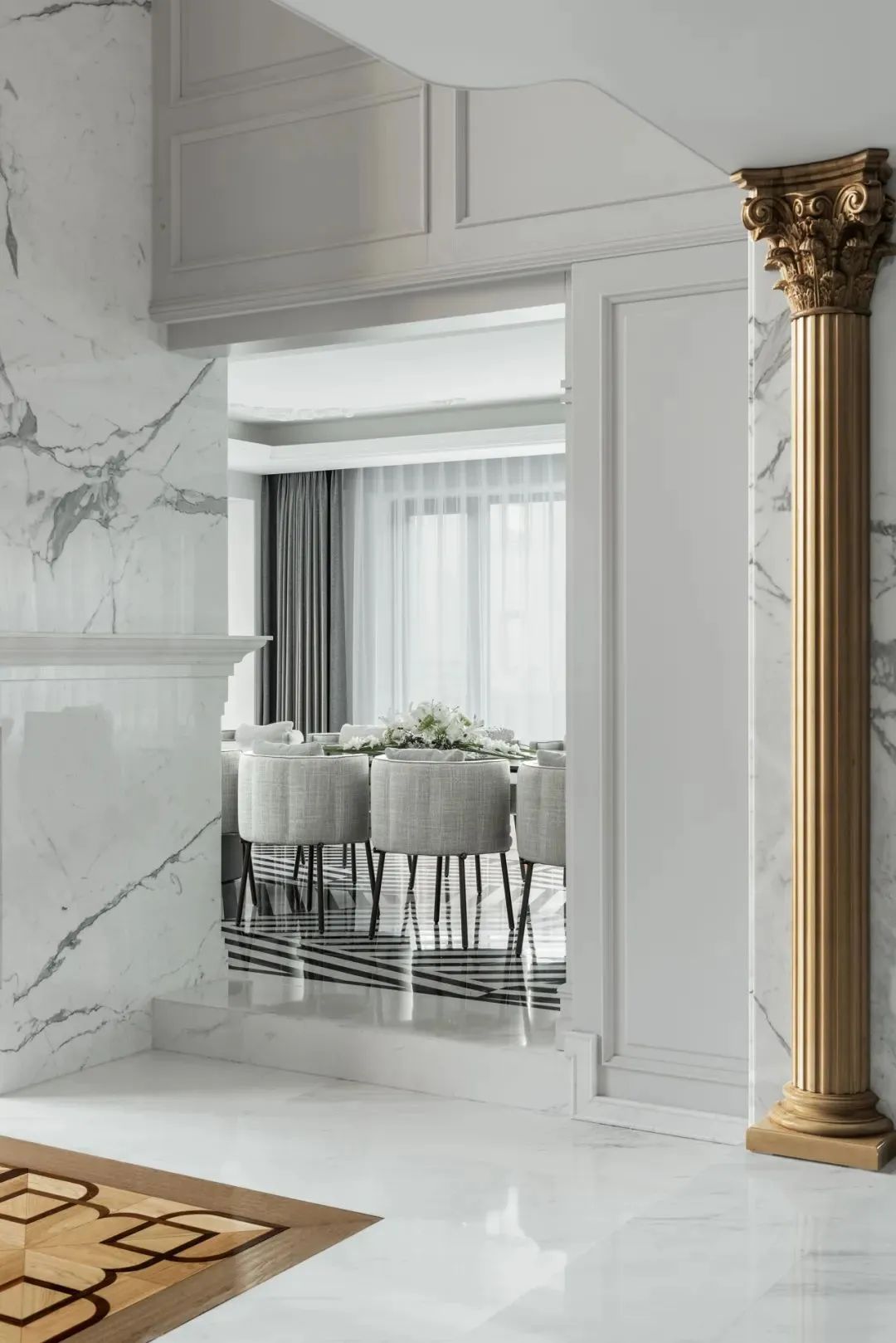 现代法式华居丨中国北京丨清美空间设计-66