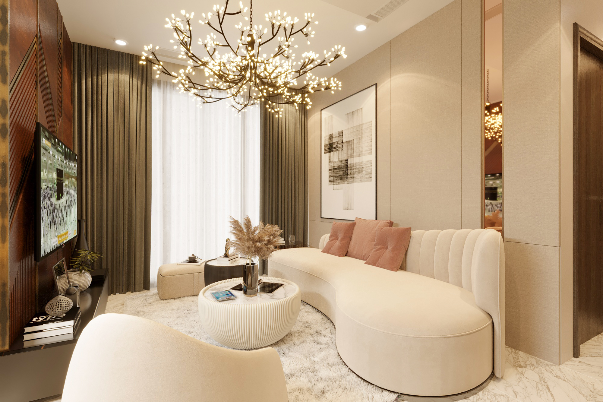 3D Interior Apartment Modern 2022-1