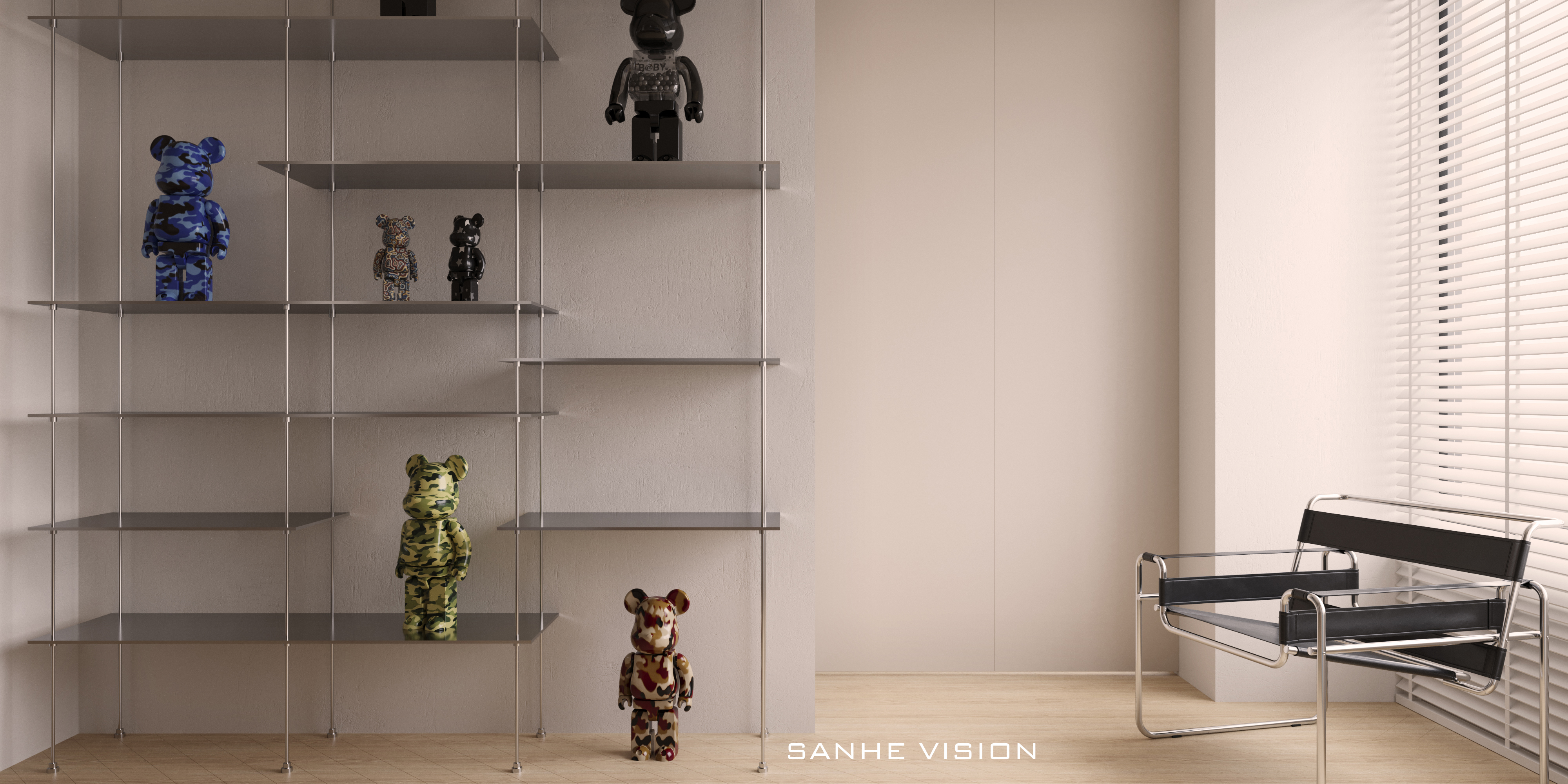 现代风格家居设计，3DMAX2020 与 CR6.2 的完美结合-22