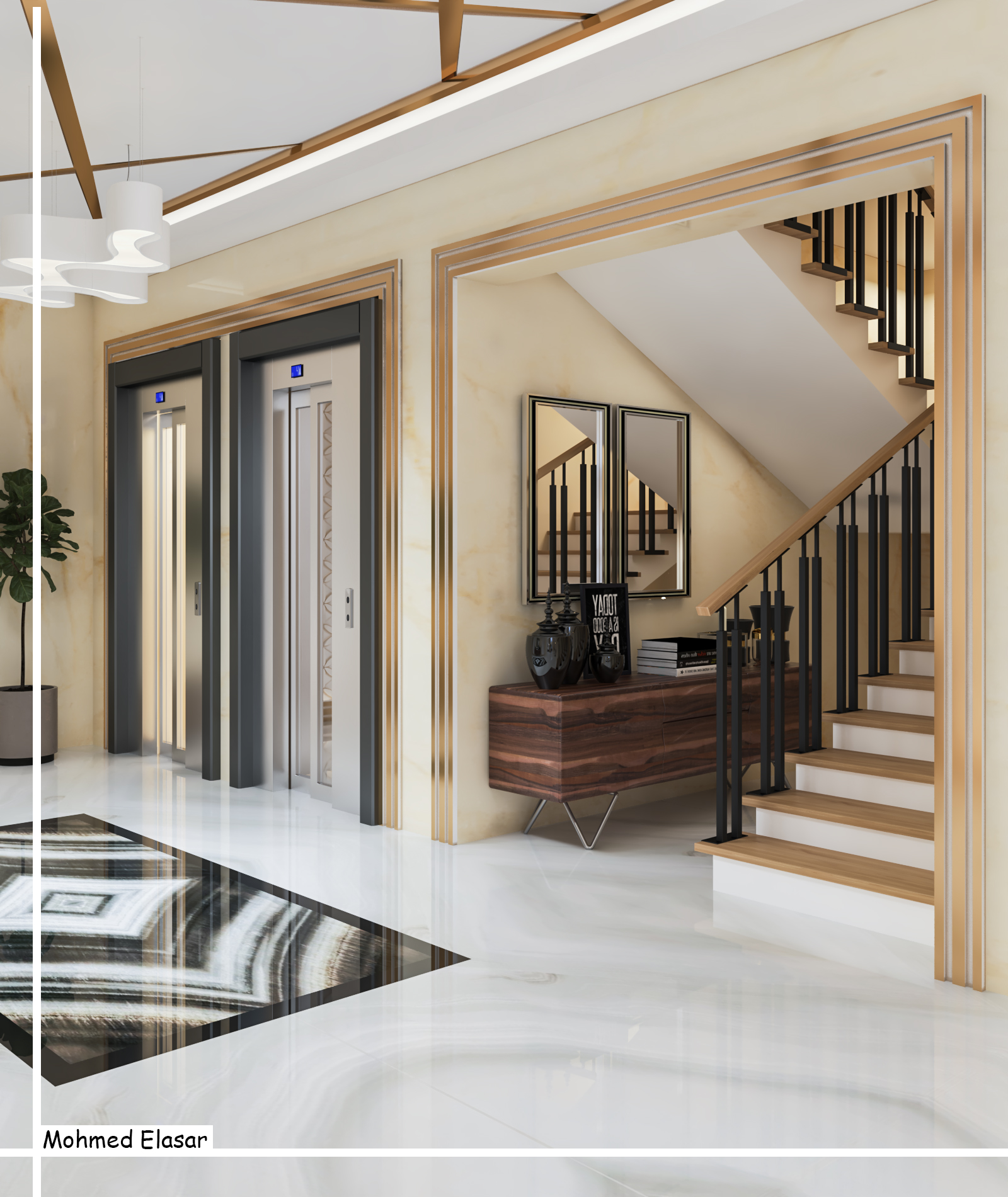 Modern Hotel 接待处设计-9