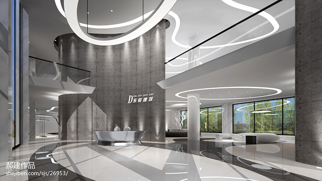 威海东骏集团办公楼装修案例丨中国威海-12