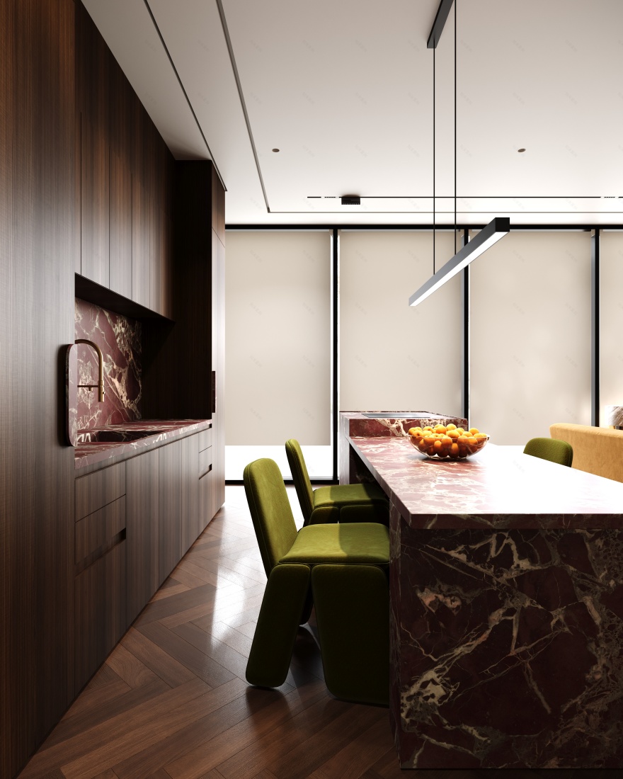 Qatar Apartment Visualization: Luxurious Living Spaces-14