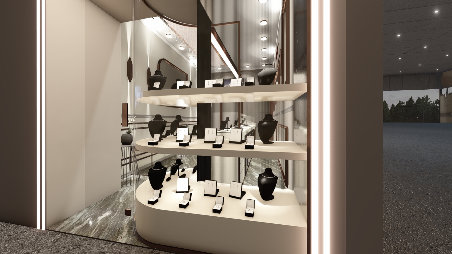 Melek Gold Jewelry Store Design-7