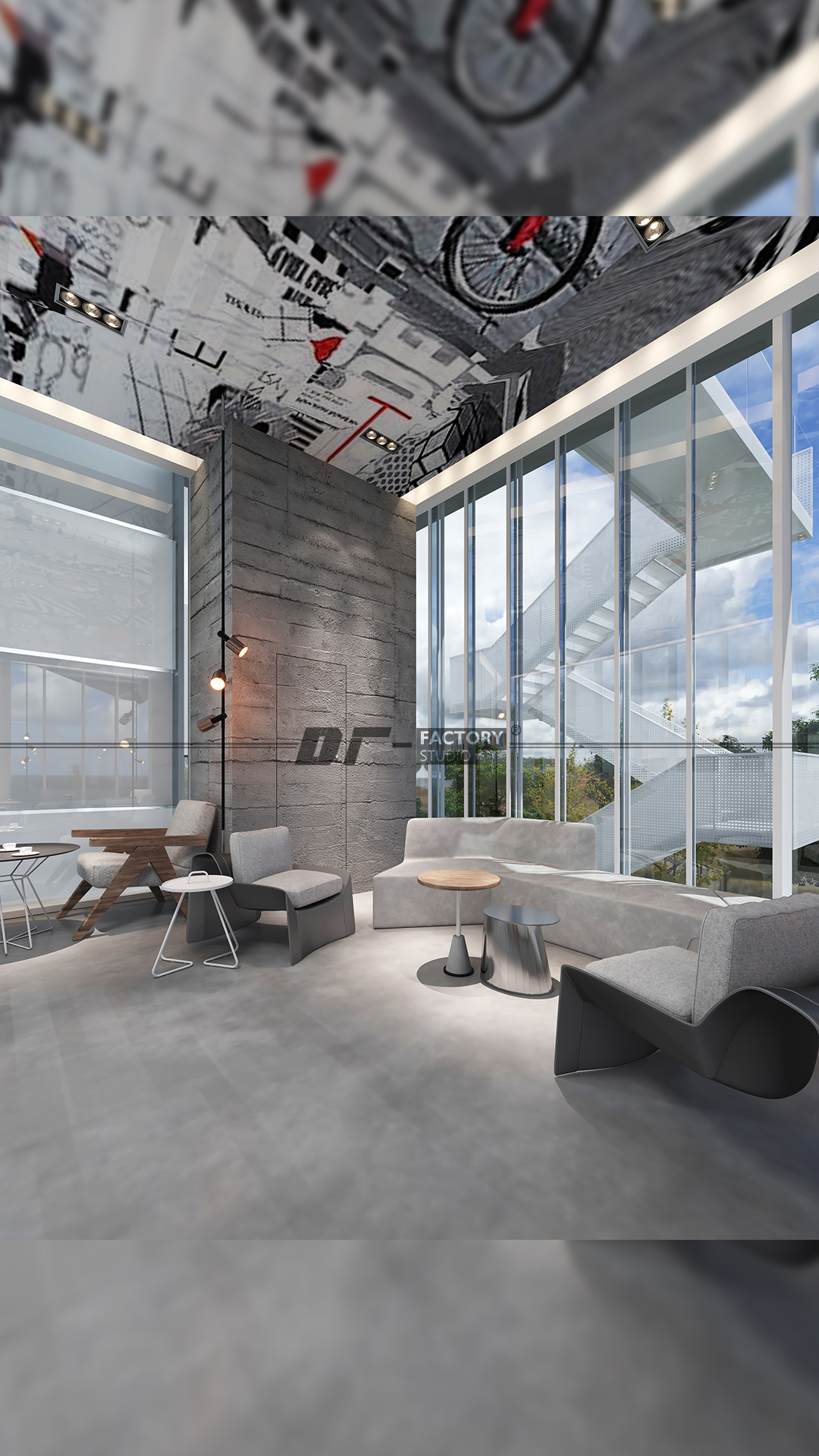 大理理想邦对角线咖啡馆丨中国大理丨鱼骨设计-20