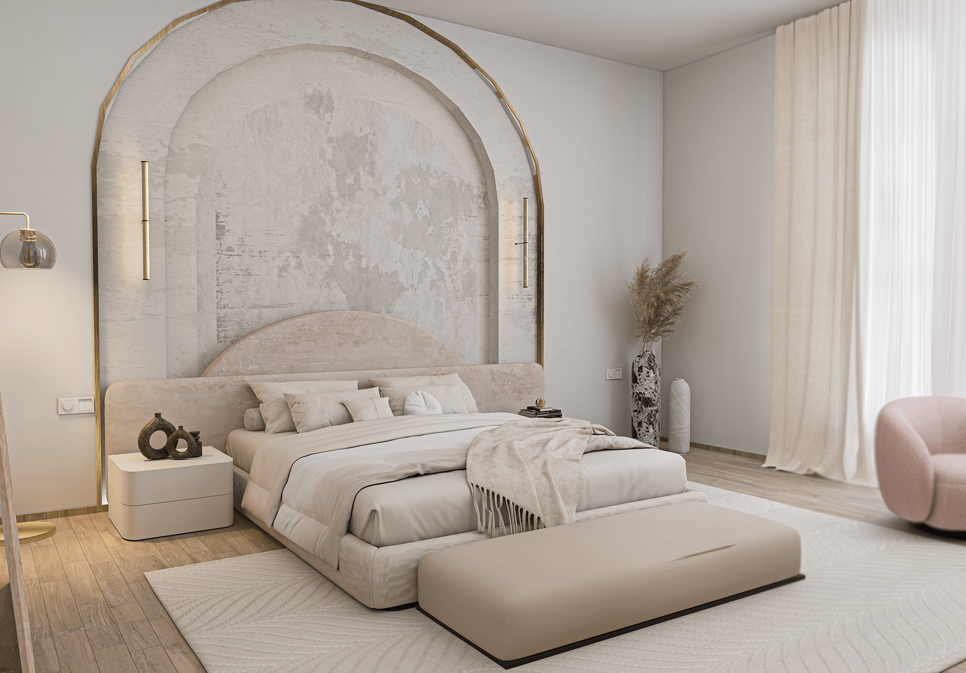 Bedroom - Dusty Pink-1