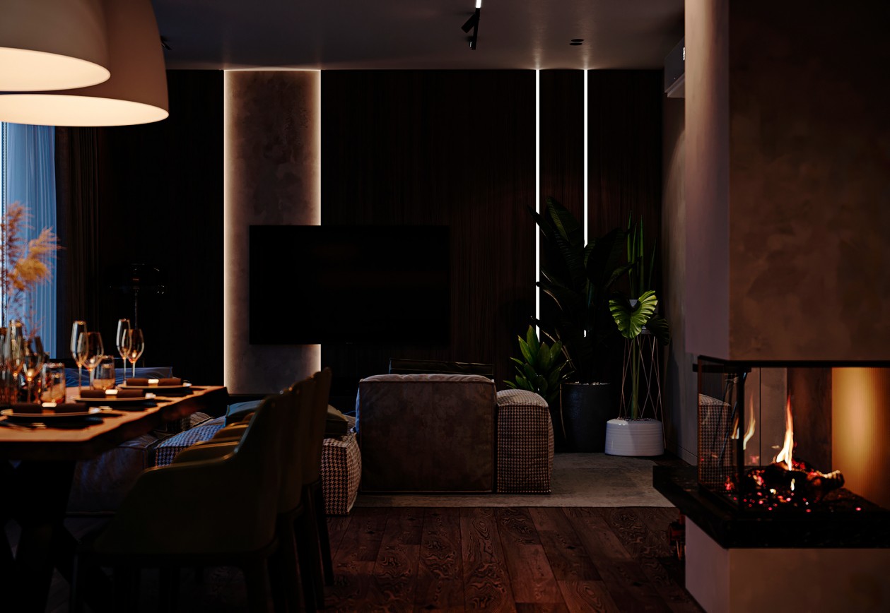 117㎡公寓 捕捉质朴的优雅-4