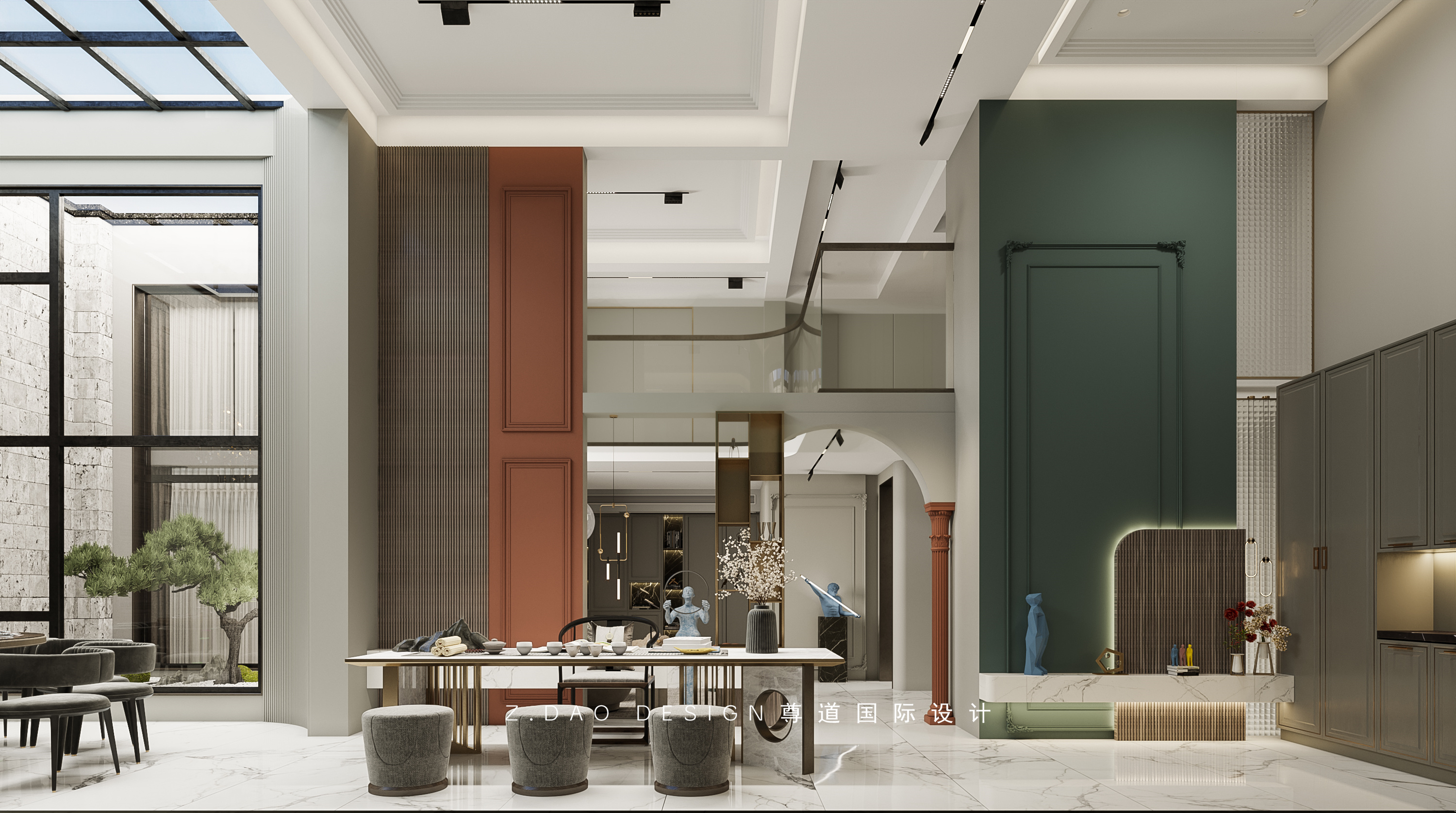 洛丁山的记忆 · 法式轻奢风别墅设计丨合肥尊道国际设计-14