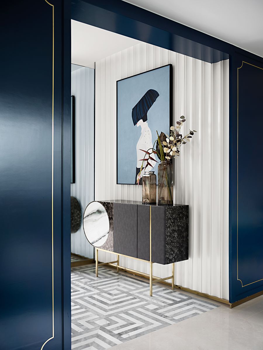 新海派风格打造 150㎡精致生活空间-8