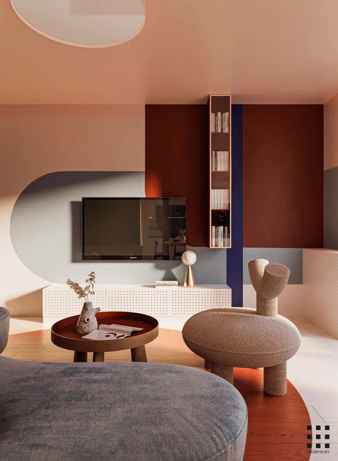 70㎡现代风公寓-13