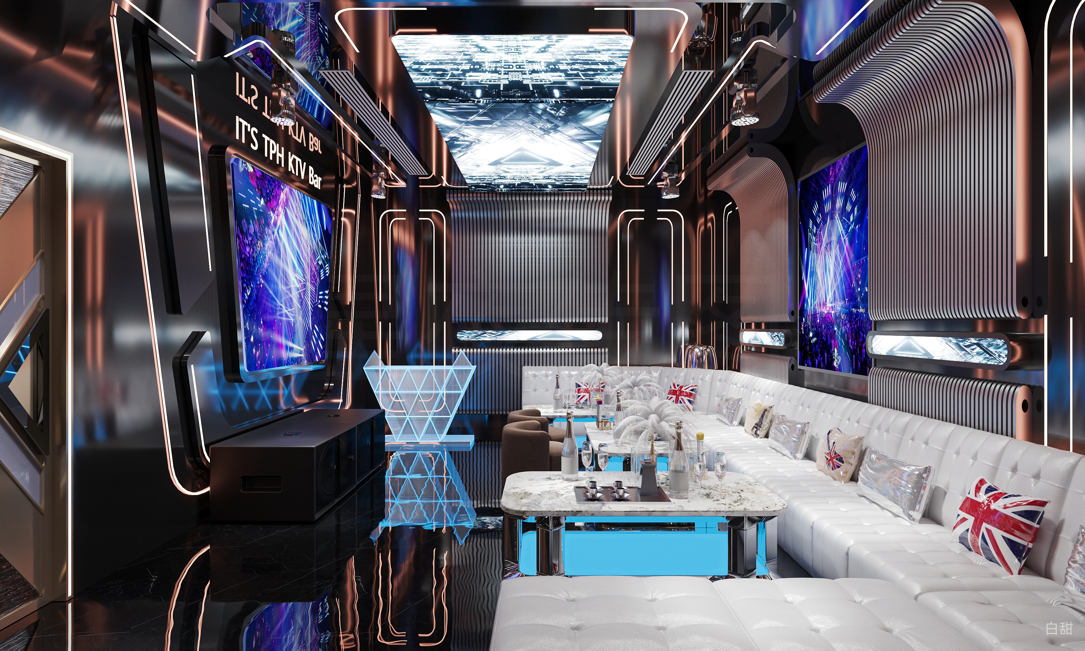 会所设计——隐奢美学空间-9